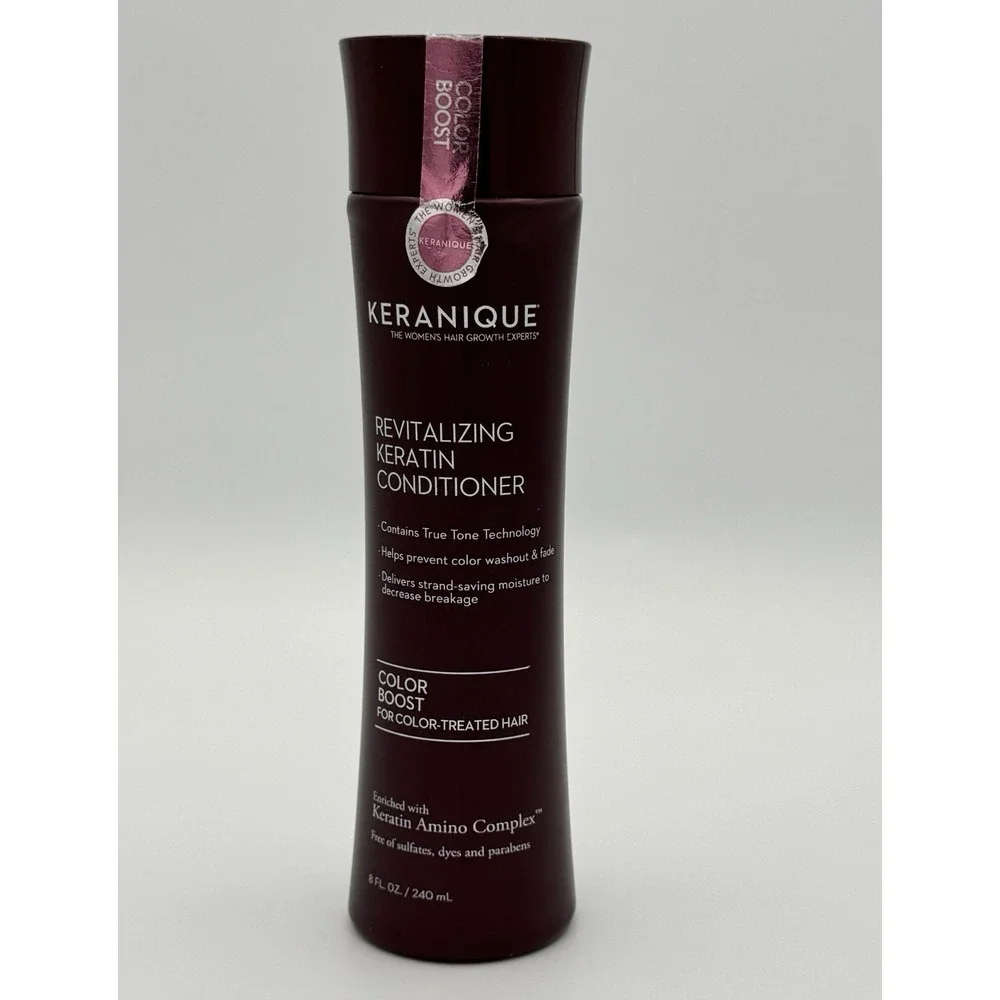 Keranique Color Boost Revitalizing‎ Keratin Conditioner Color Treated Hair 8 Oz
